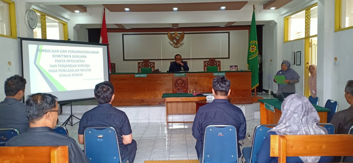 Pembacaan dan Penandatanganan, Komitmen Bersama, Pakta Integritas, dan Perjanjian Kinerja